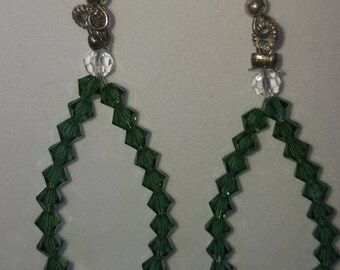 Swarovski Crystal Hoop Earrings