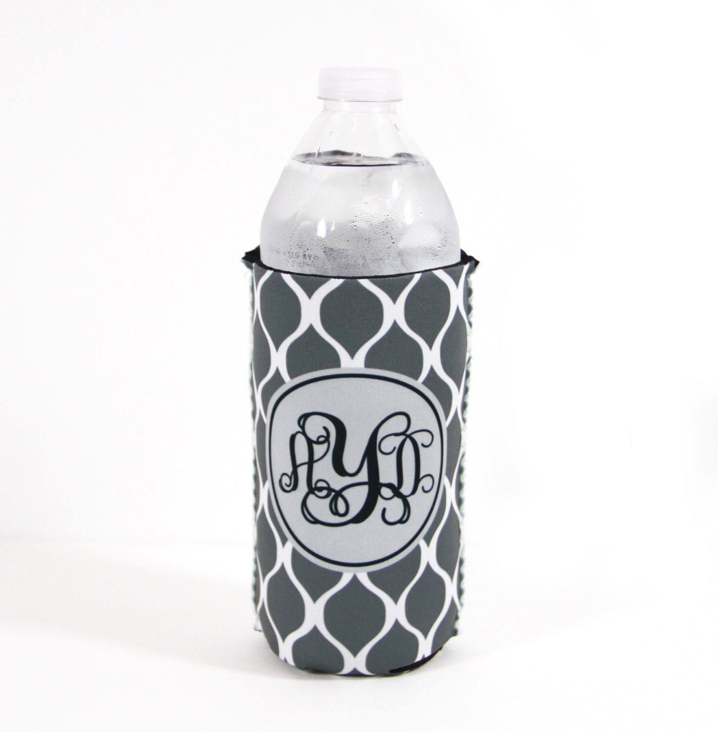 Custom Water Bottle Sleeve Monogram Personalized Bottle Holder