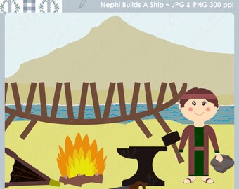 Lehi's Dream Digital Clipart full color version