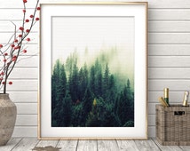 Unique forest wall art related items | Etsy
