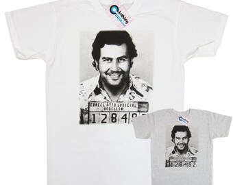 Pablo Escobar Mugshot T Shirt Cocaine Coke Drugs Columbia Narcotics Small to XXL