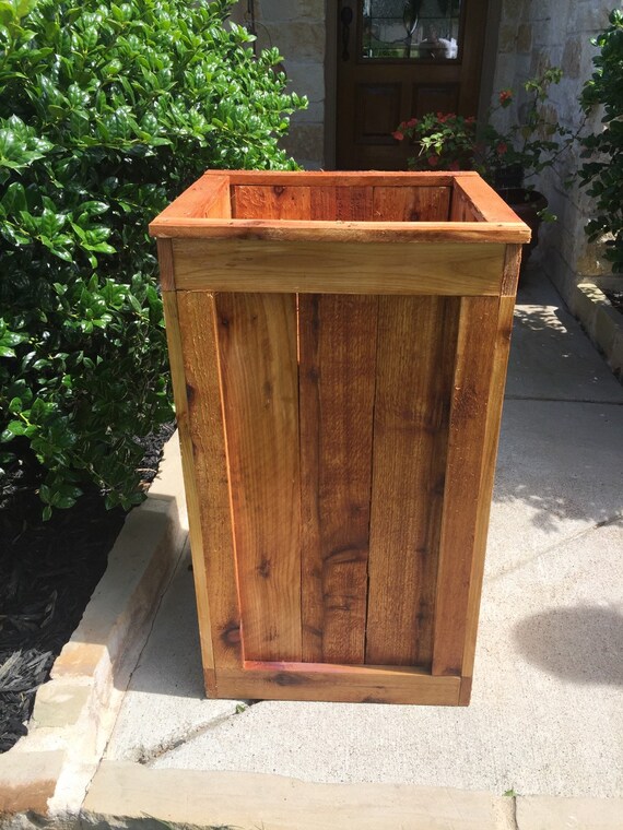 Items similar to Cedar Plant Stand/Planter on Etsy