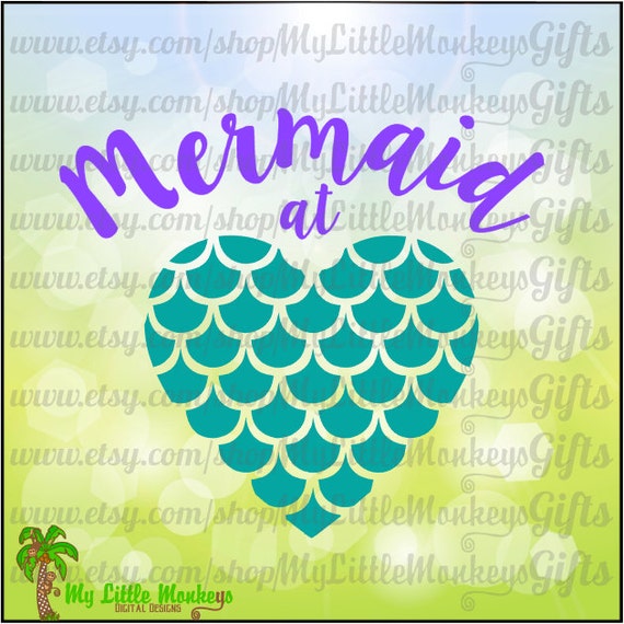 Free Free 210 Mermaid Scale Heart Svg SVG PNG EPS DXF File