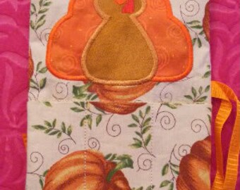 Sale Price! Turkey Silverware Roll for the 5x7 and 6x10 hoop