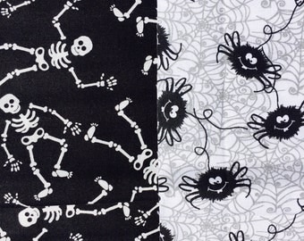 Black & White Halloween Dog Bandana