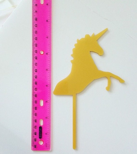 unicorn cake topper wedding topper acrylic laser cut