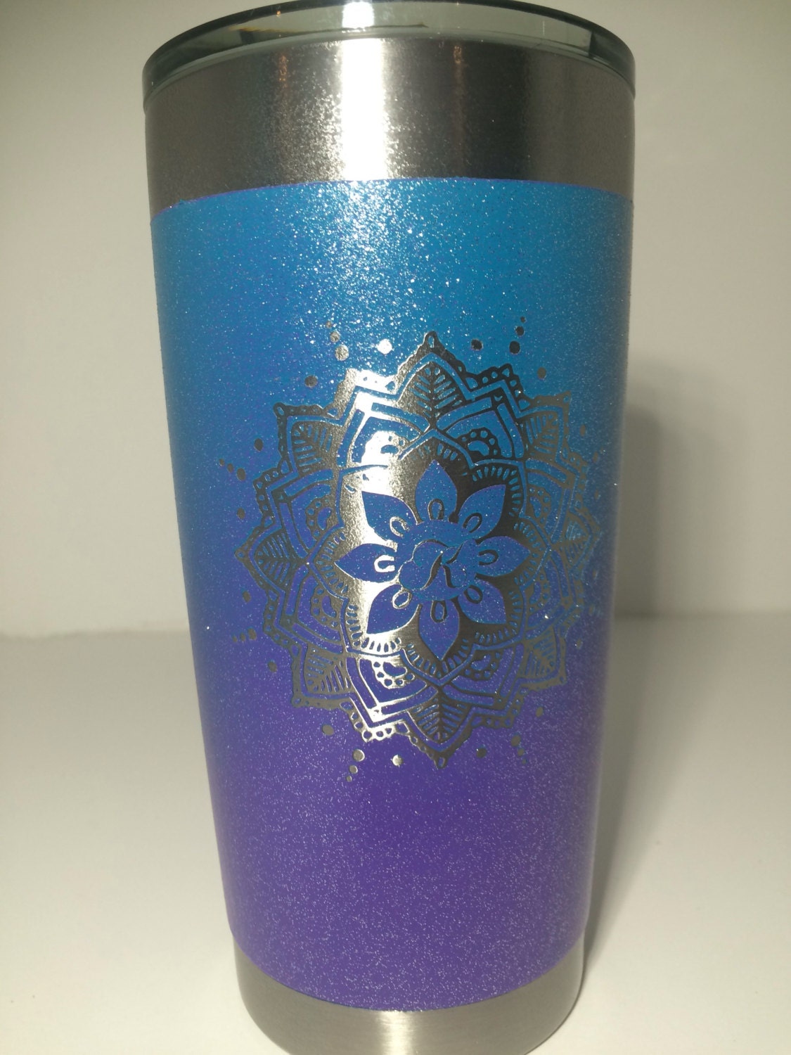 Personalized painted stainless steel tumbler 20 oz
