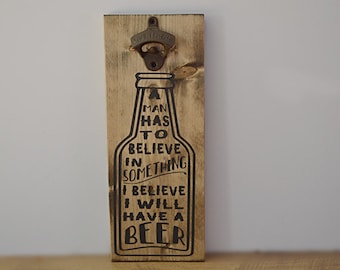Beer Bottle Opener- Bottle Opener- Family- Craft Beer- Beer Lover Gift- Craft Beer Gift- Father's day gift