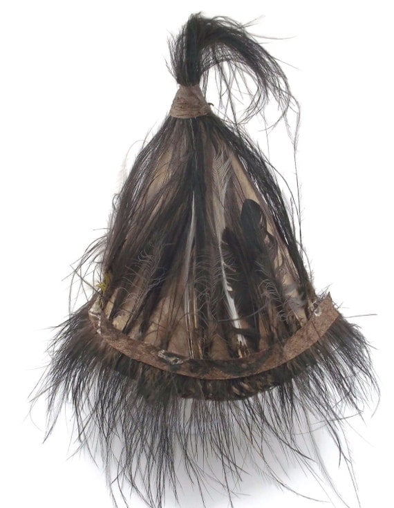 Oceania Ceremonial Headdress Native Tribal By Americanbarnsattics