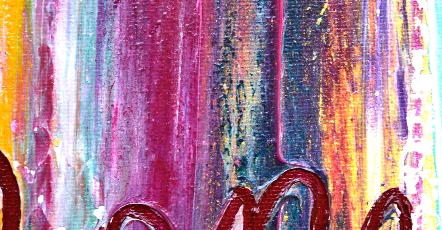 Honesty CANVAS Quotes canvas art quotes wall by OrchidAndCandle