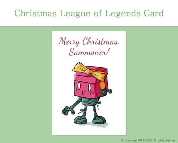 league of legends merry christmas card printable card league of legends merry christmas card printable card