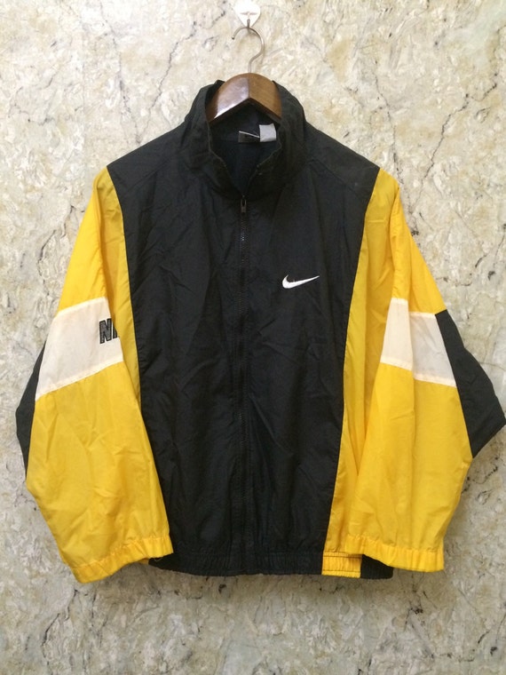 material nylon windbreaker Nike Vintage Swoosh Nike Nylon Jacket Material Windbreaker