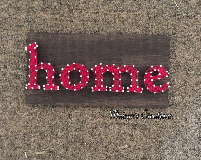 Home String Art Sign | MADE TO ORDER