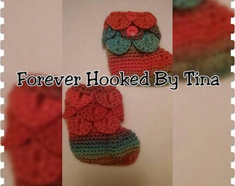Digital Download CROCHET PATTERN Slippers. Dragon Slippers. Crocodile Booties - Slippers - Crocodile Stitch Booties