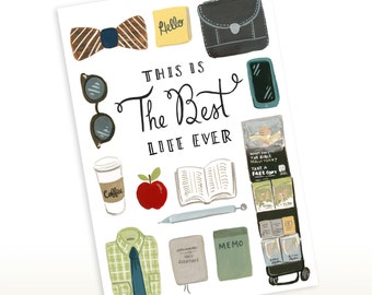 This is the Best Life Ever - Brothers Edition 5x7 Greeting Card, JW Pioneer, Elders, CO, JW Gift