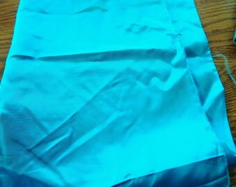 1/2 yard bahama blue taffeta