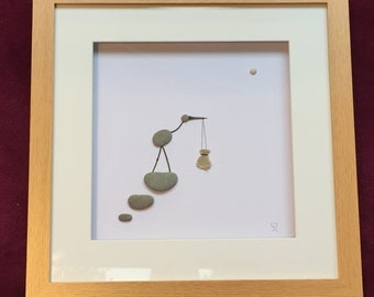 Pebble Art - "New Arrival"