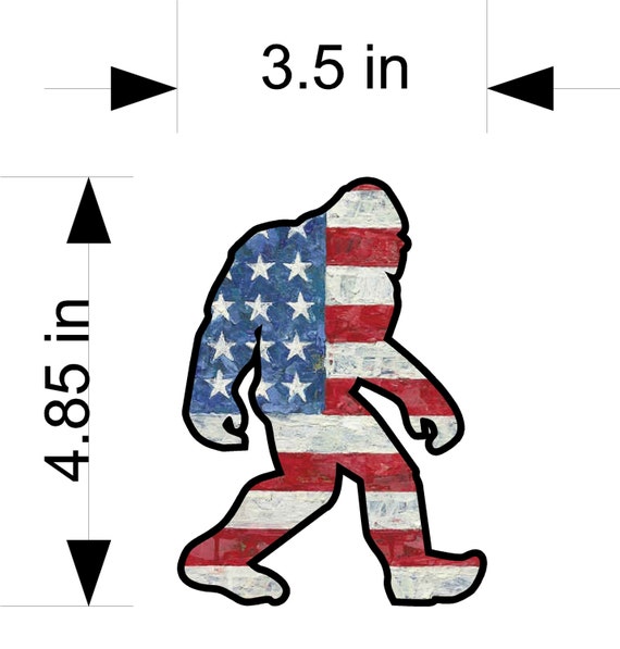 Sasquatch Vinyl Car Window Decal Bigfoot Animal Urban by ddarlak