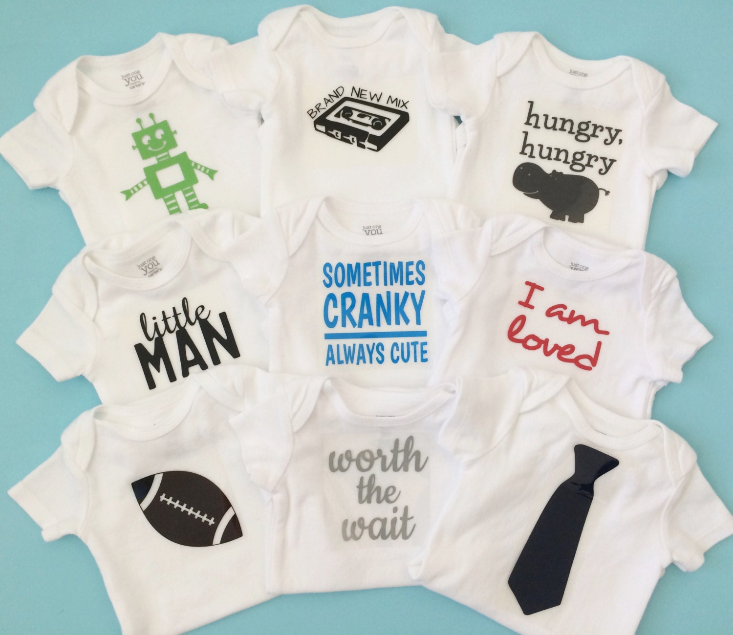 Boy Baby Shower Iron on Transfers for Decorating by YODERCROSS