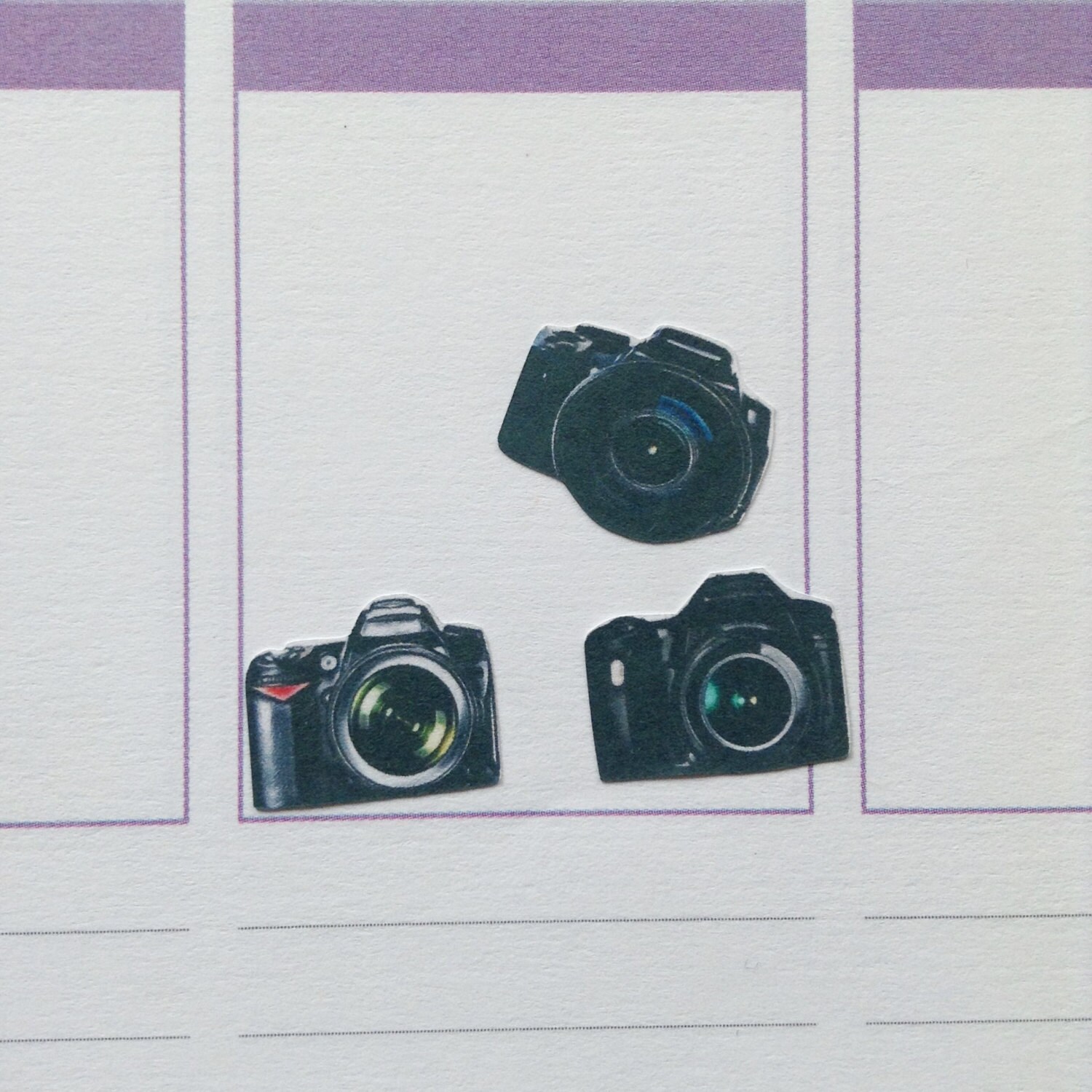 DSLR Camera Stickers by ScriptVivid on Etsy