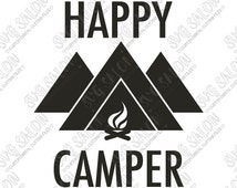 Unique happy camper svg related items | Etsy