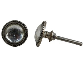 Möbelknopf silber | Etsy