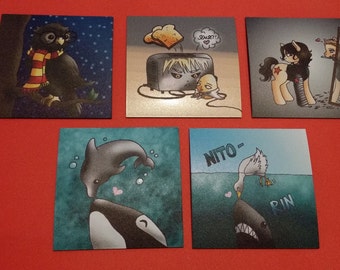 Magnet Anime Manga Harry Potter Bucky EggToaster Stucky NitoRin RinTori MakoHaru HaruMako Free! Iwatobi OnePunchMan owl Captai America