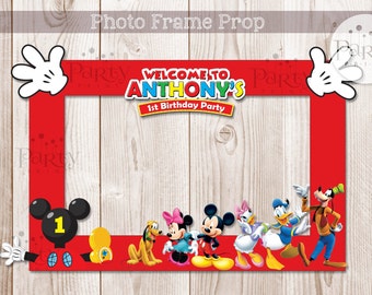 Mickey Mouse Clubhouse Inspired DIY Photo Frame Prop (Digital Copy) **No physical item will be shipped**