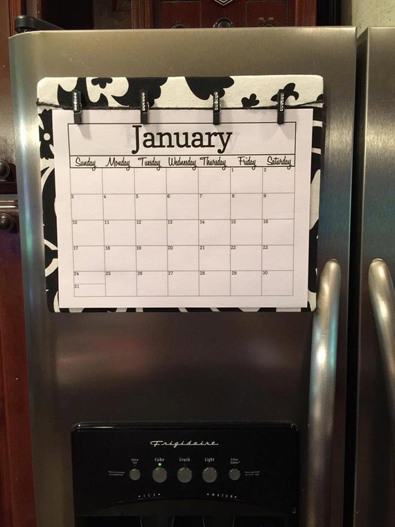 Refrigerator Calendar Board/Refrigerator Organization/201617