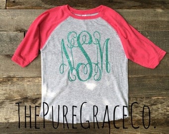 mlb monogram tee