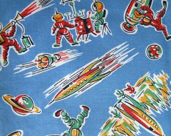 Fabulous vintage space age fabric