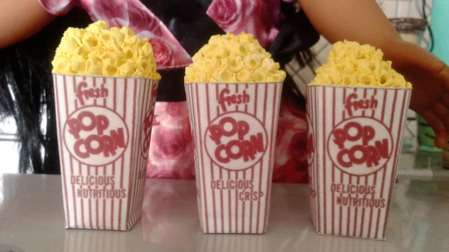 Fresh Popcorn Delicious Crisp Delicious Nutritious Sized