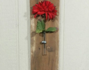 Rustic Wall Mounted Flower Holder Rustic Wall Mounted Flower Holder