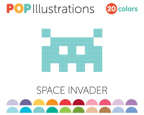 space invaders clipart - photo #49