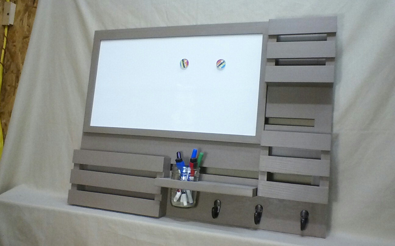 Dry Erase Board Mail Organizer Message Center