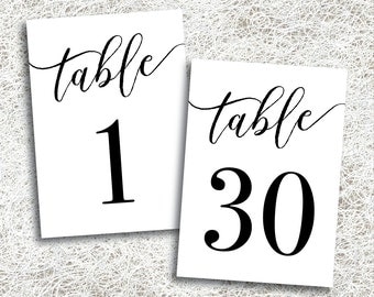 table decoration wedding for dining Etsy Table   Numbers Wedding