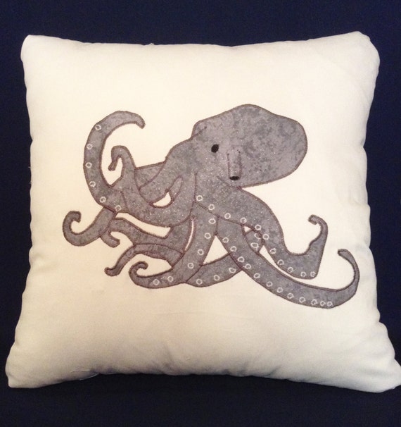 Throw Pillow Cover Octopus Pillow Cover 17x17
