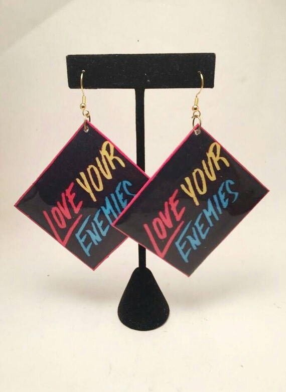 Handmade Accessories Handmade Earrings Funky Earrings Love