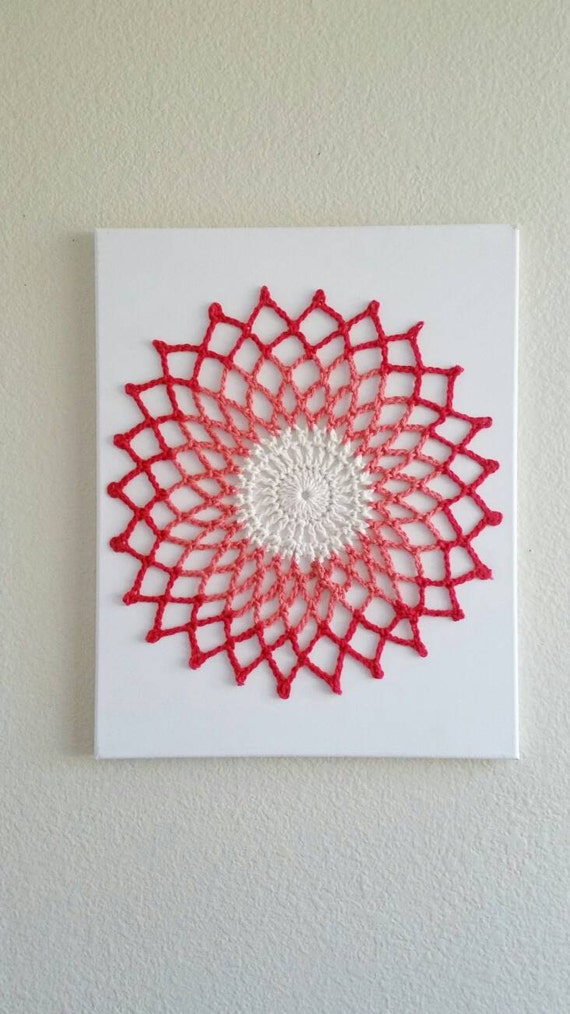 Wall Art Mandala Crochet Wall Hanging crochet Wall Hanging