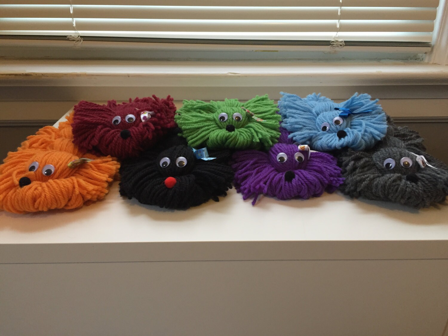 Yarn Puppies Handmade Yarn Dogs