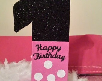 Minnie Mouse Number 1 Centerpiece
