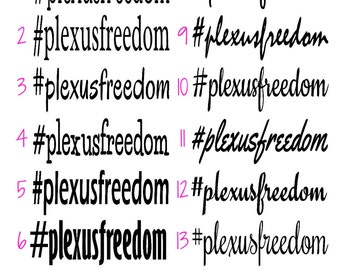 Plexus Freedom Decal - Plexus Swag