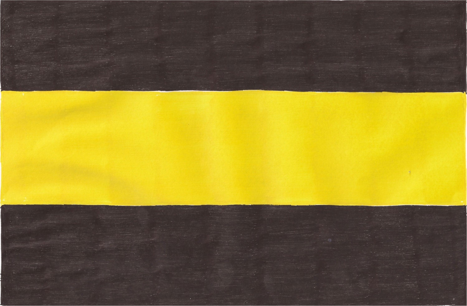 Flag of the thin yellow line