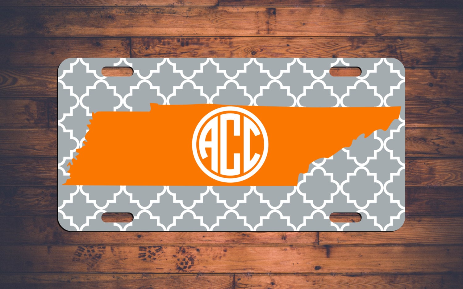 Tennessee Monogram License Plate TN Custom Car Tags