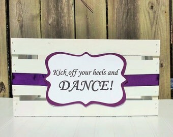 Wedding Flip Flop Crate -Made in the Colors of Your Choice!