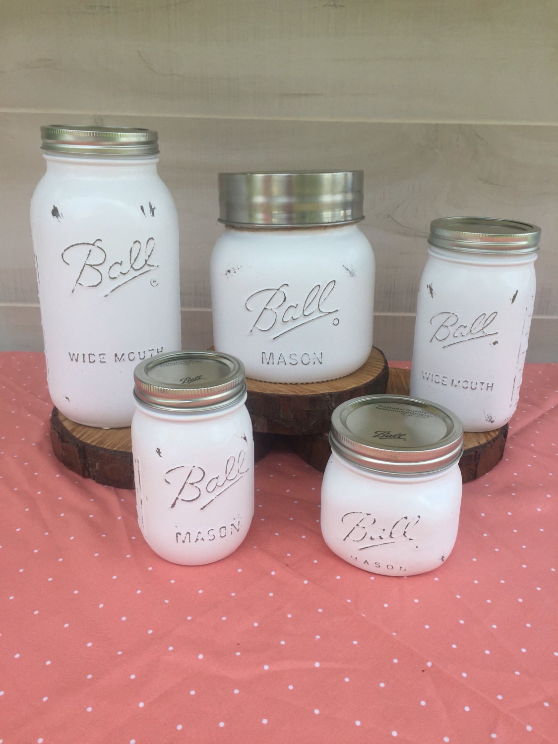 Mason Jar Canister Set Distressed Mason By GingersCountryDecor   Il Fullxfull.1053726991 3y6g 