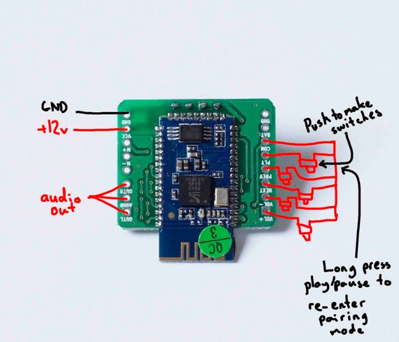 CSR8645 Bluetooth 4.0 Module Ground Loop Isolation