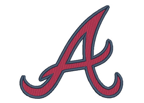 9 Sizes Atlanta Braves Embroidery Design Baseball By Crafts39