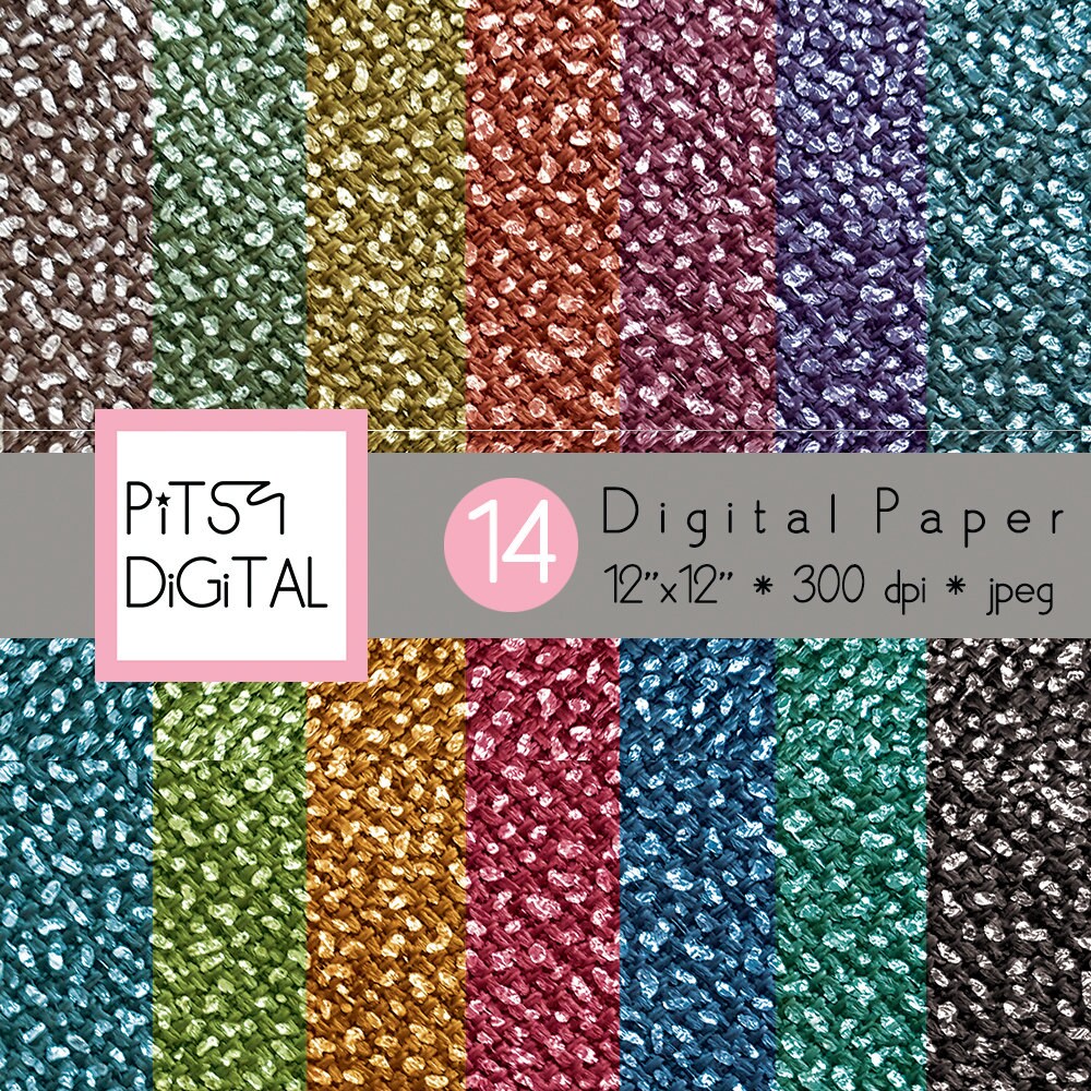 Download Glitter Fabric Textured Digital Paper Pack Commercial Use 14