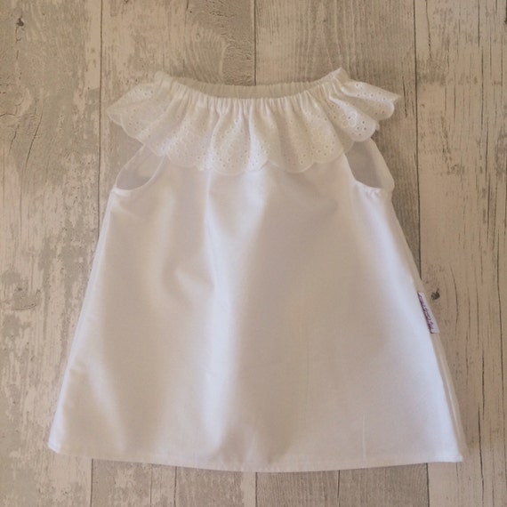 Baby girls top ruffle collar Girls blouse Girl by MyCandyCloud